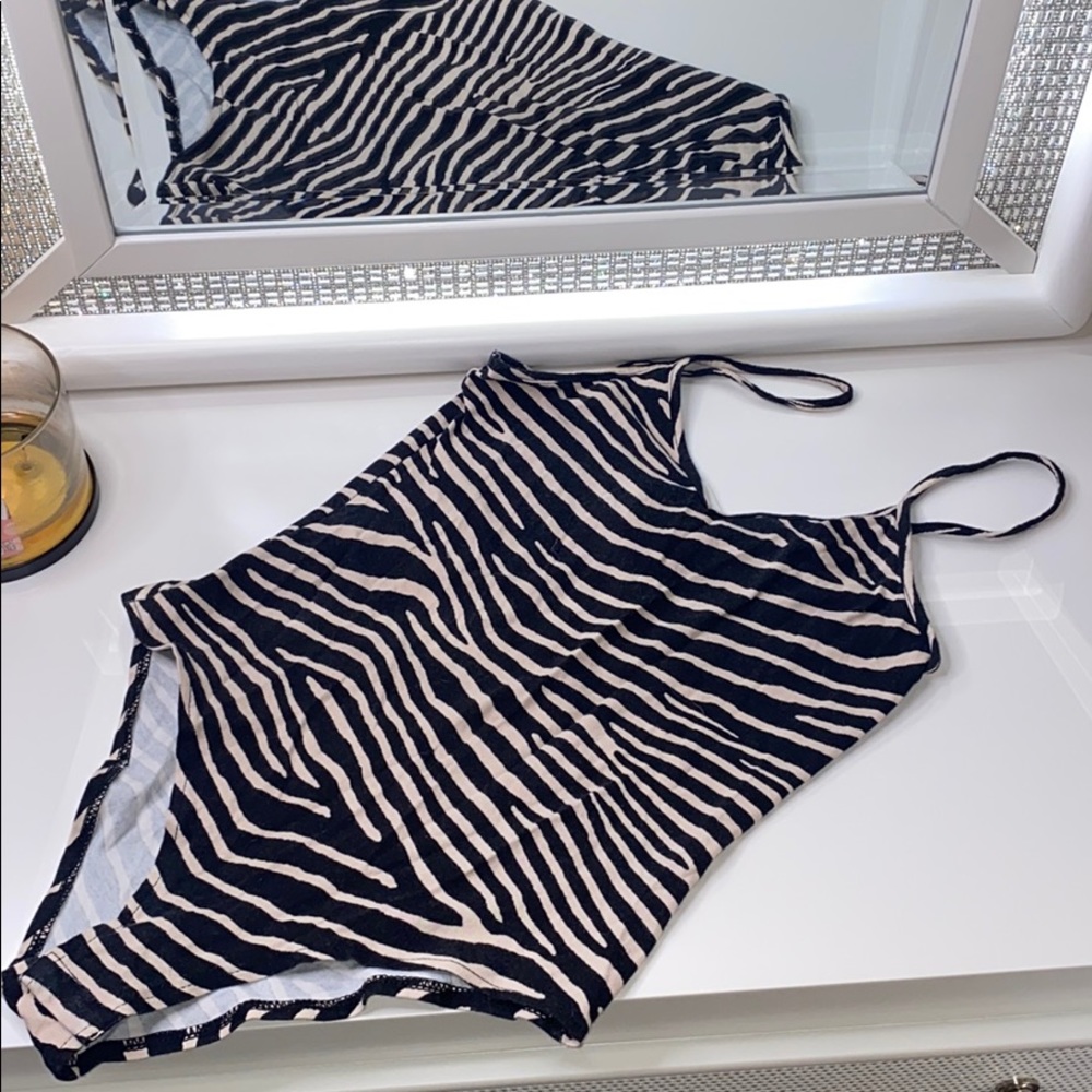 Zebra print bodysuit 🖤